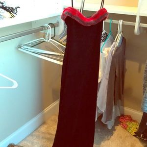 Red and black Dress